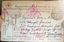 3 Cartoline PRIGIONIERI DI GUERRA da TUSCANIA a MAUTHAUSEN SPRATZERN 1917-1590