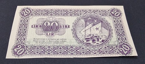 Venti lire banca per - venti,