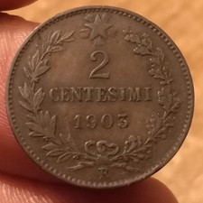 Moneta 2 Centesimi 1903