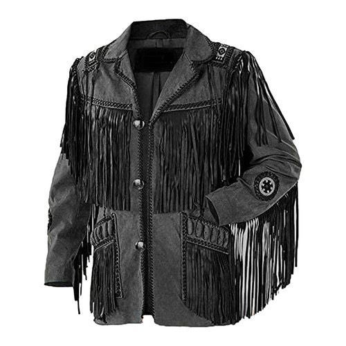 Giacca pelle western per - pelle,