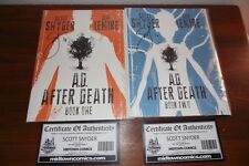 A.D. After Death Libro Uno e Due Firmato da Scott Snyder di Batman con COA #1 e #2