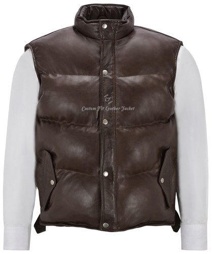 Gilet uomo pelle - , puffer