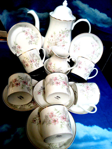 Raffinato servizio caffe - servizio, caffe'