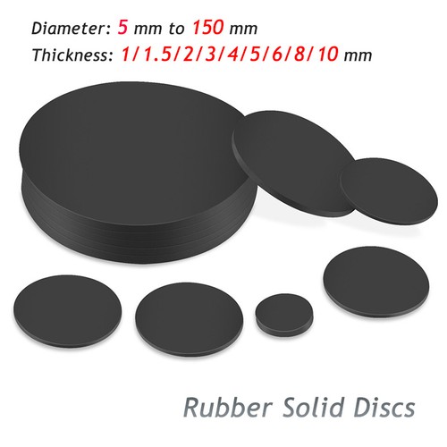 10pz gomma solidi dischi - gomma,