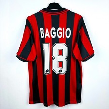 Maglia maglia calcio AC Milan 1996-1997 Lotto Home Baggio SUBLIMATA