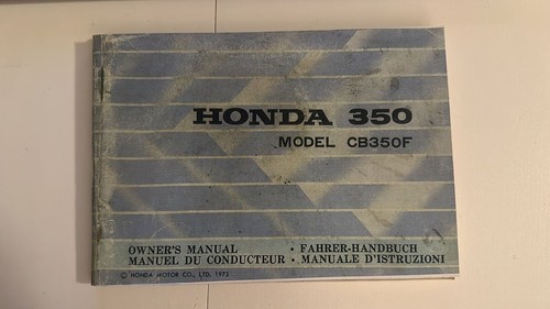 Manuale istruzione honda 350 - manuale,
