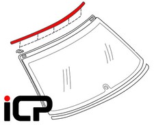 Guarnizione superiore e clip schermo posteriore originali adatti a: Subaru Impreza 92-00 WRX STi 