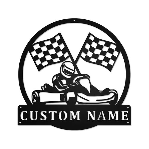 Insegna personalizzata kart - personalizzata, go