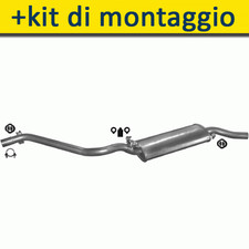 VW GOLF II 1.1 1.3 1.6 1.6 D 1983-1991 Silenziatore Marmitta Posteriore+