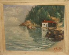 Dipinto ad olio impressionista