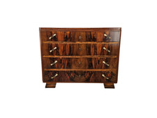 Comò Art Decò in radica | Comò anni '30 | Antico mobile da camera