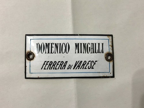 Targa targhetta pubblicitaria - targa,
