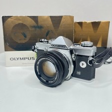 Olympus OM-1N MD Near Mint Condition 50mm 1:1.8 Lens Box VERY GOOD WORKING FILM
