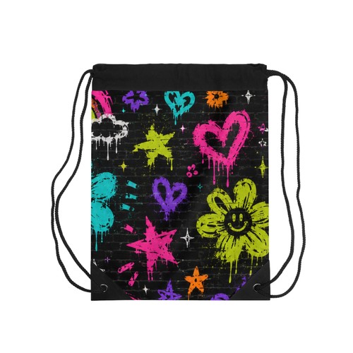 Borsa con coulisse neon - con,