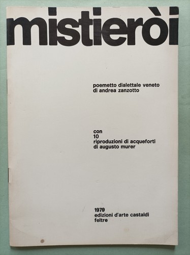 Mistieròi poemetto - mistieròi,