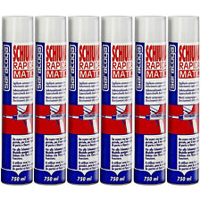 6x Schiuma Poliuretanica per Pistola Saratoga Rapida Matic auto espandente 750ML