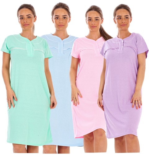 Camicia notte donna pois - da,
