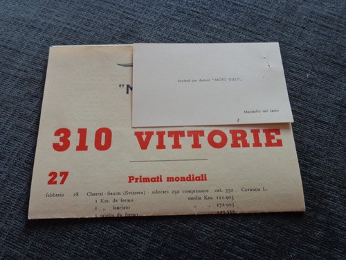 Moto guzzi 1948 pubblicita - moto,