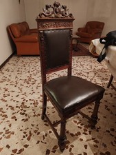 Sedia antica fine '800 in