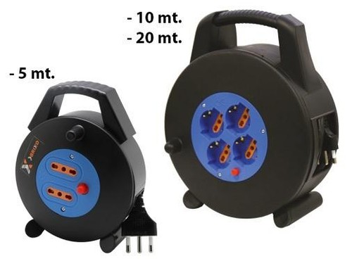 Avvolgicavo elettrico 3x1 5 - 3x1, mt.5