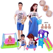 Pregnant Doll Family Playset