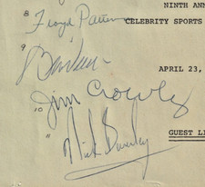 BILL VEECK, JIM CROWLEY (ND's