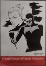 Diabolik Postcard Eva Kant
