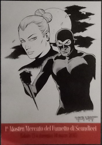 Cartolina diabolik eva kant - diabolik,