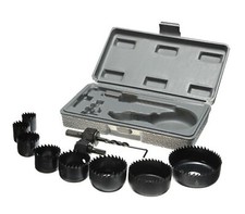 Fresa Punta Trapano Set Seghe a Tazza Fora Legno Plastica 11pz