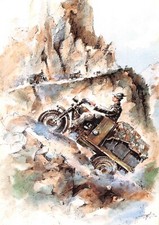 D2386) CARTOLINA MILITARE ALPINI MULO MECCANICO