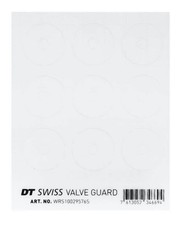 Set 9 adesivi valvole DT Swiss Roval in carbonio trasparente protezione valvole cerchio ciclismo