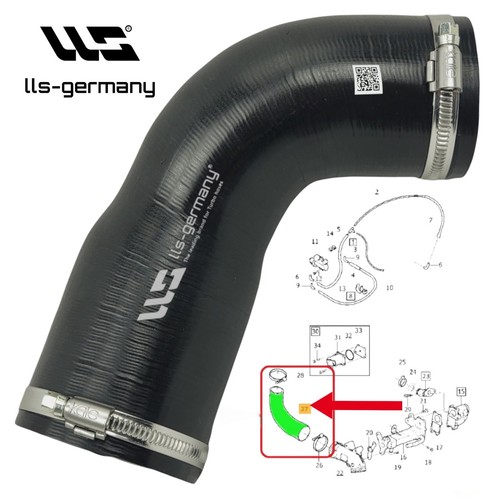 Turboscarico tubo intercooler - tubo,