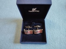 Swarovski gemelli camicia  con scatola gioielli Swarovski Bandiera Americana