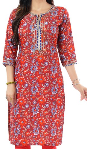 Kurtis donna cotone marrone - da,
