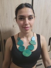 Collana legno regolabile - 1,