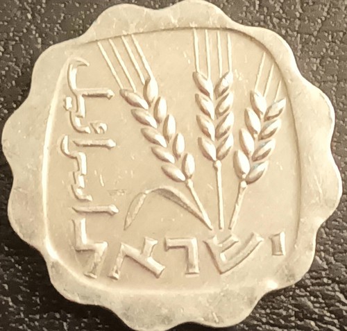 Israele moneta alluminio - moneta,