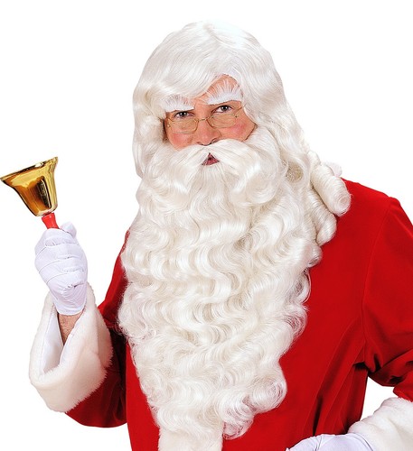 Parrucca barba babbo natale - parrucca,