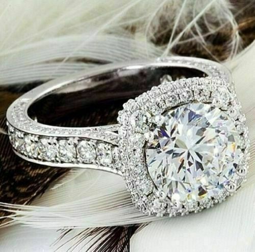 Anello fidanzamento aureola - di,