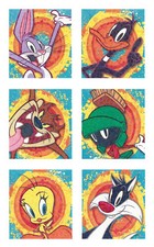 16 Fogli Adesivi LOONEY TUNES