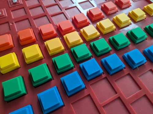 Set quadrati colorati - set, 44