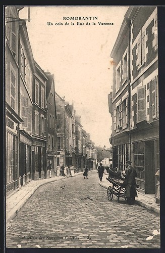 Cpa romarantin coin de la - un,