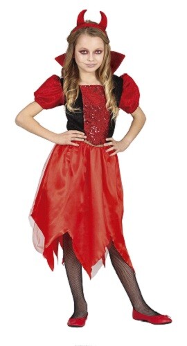 Costume diavolo bambina