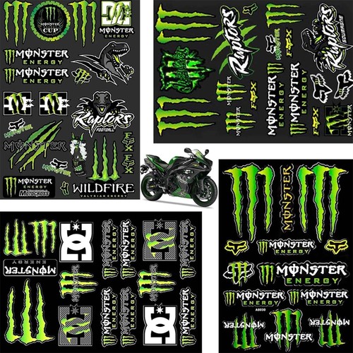 Pcs adesivi monster - adesivi, energy