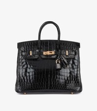 Hermès Niloticus nero lucido