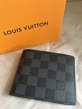 Portafoglio Louis Vuitton Damier in tela grafite