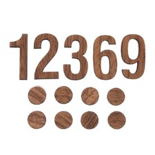  Numeri Dell'orologio in Legno