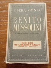 BENITO MUSSOLINI RARO LIBRO y