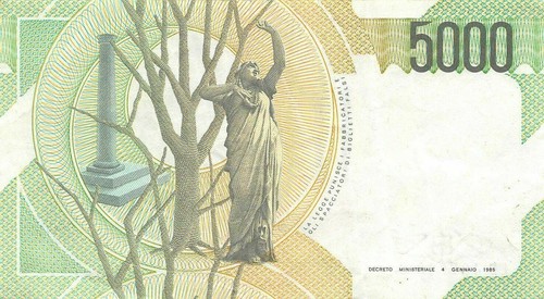 Italy 5000 lire 4 - italy,