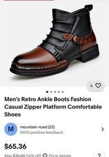 Men’s Retro Ankle Boots