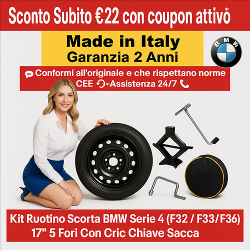 Kit ruotino scorta bmw - ruotino,